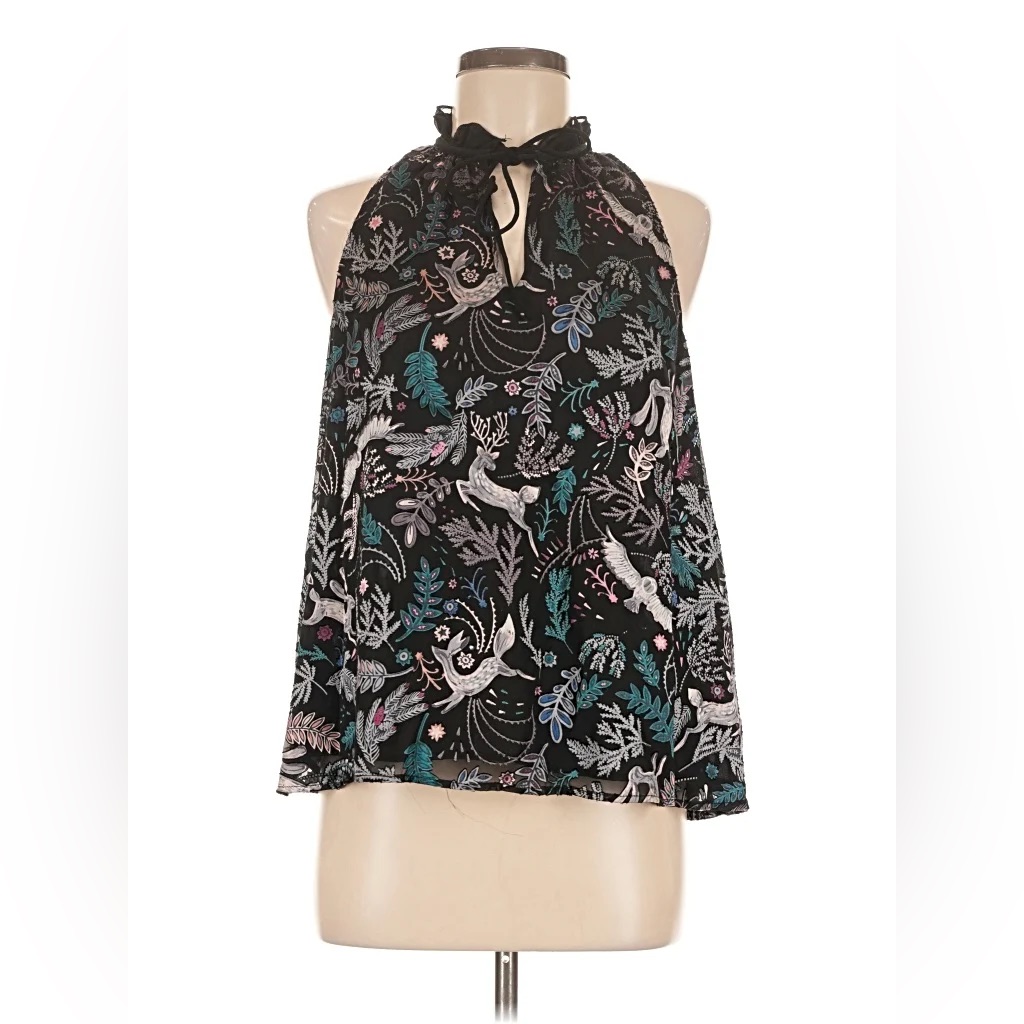 Anthropoligie Floreat Fabled Halter Top